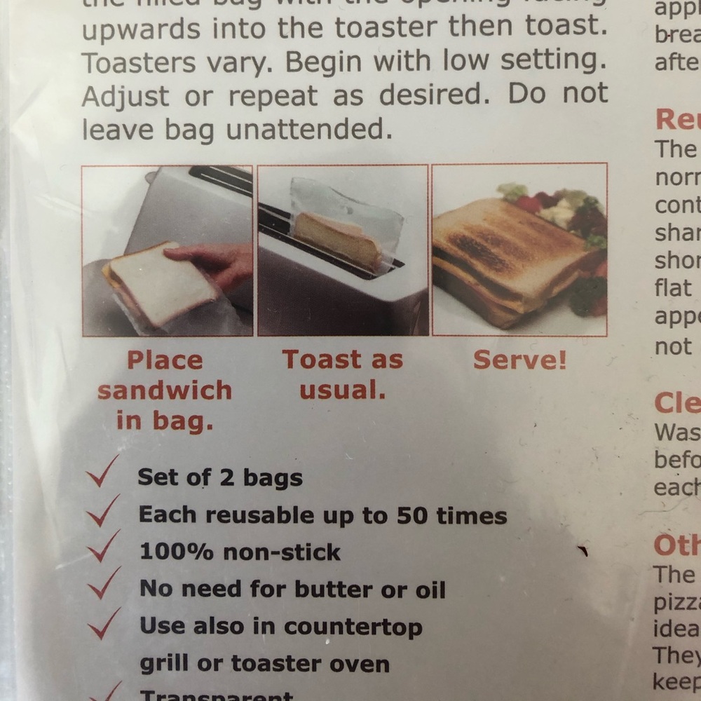 Reuse-able Toasterbag set - Picture 4 of 7